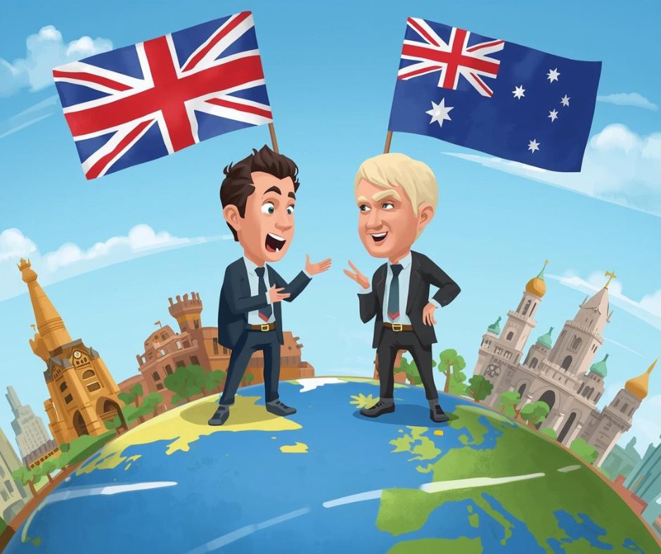 różnice w akcentach angielskich